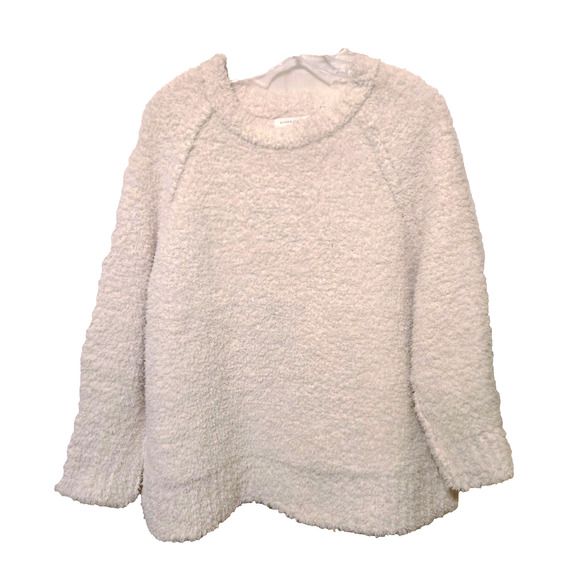 Altar'd state oversized white fuzzy sweater S Boho - Picture 2 of 14